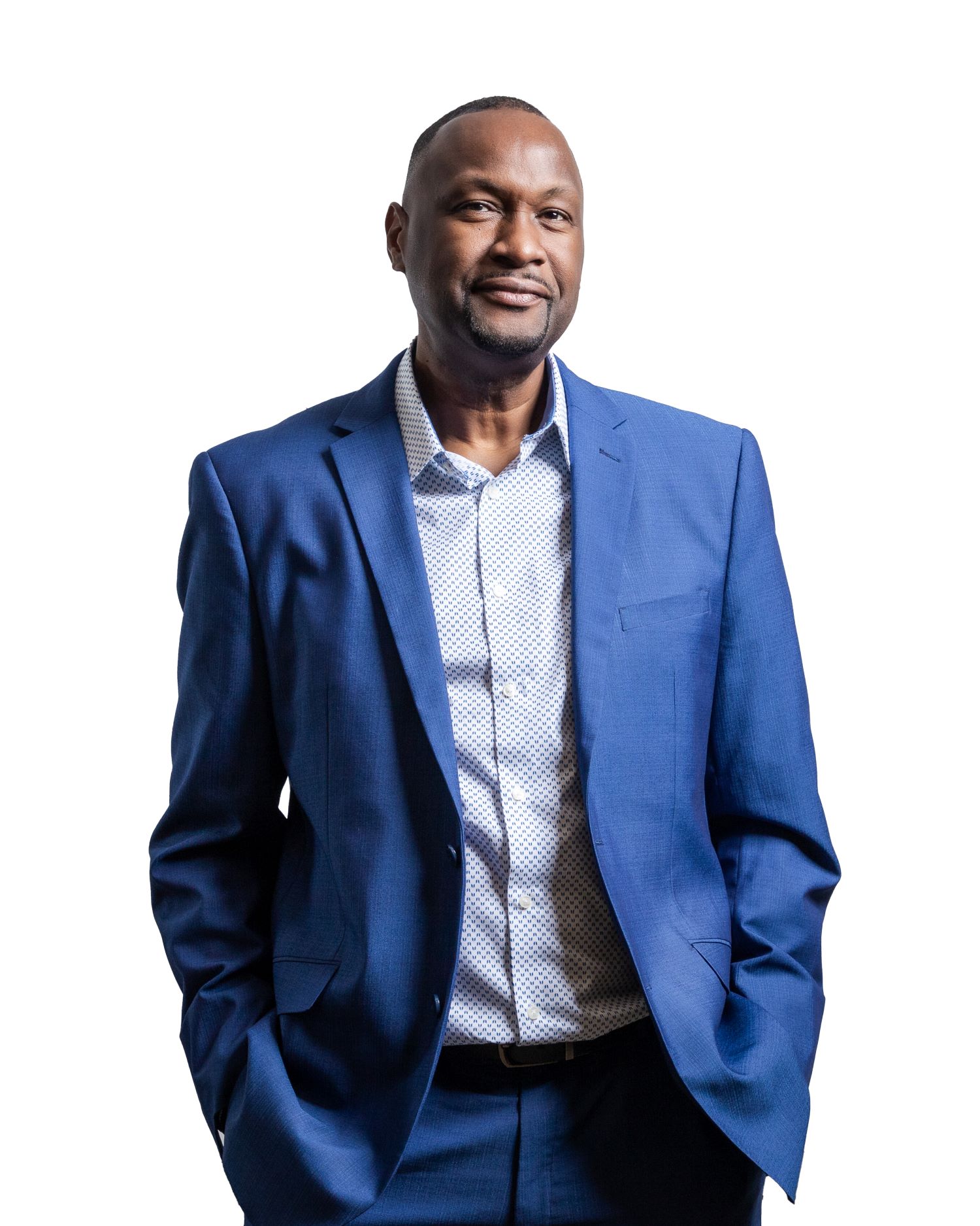 Headphones, laptop, and equipment in AMPED Leadership Podcast studio.