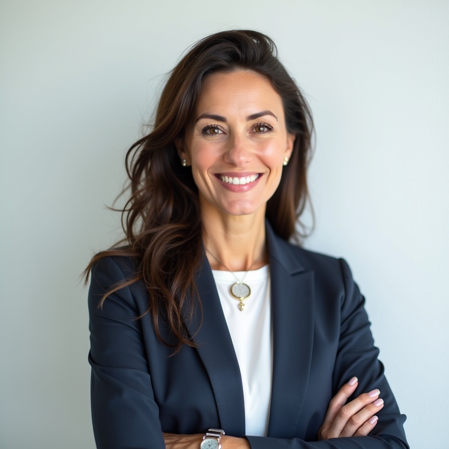 Female executive giving testimonial about how Dr. Kevin John's coaching helped her push past her limits. 